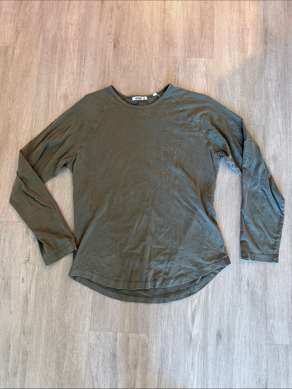 Buck Mason Green Longsleeve Cotton Shirt